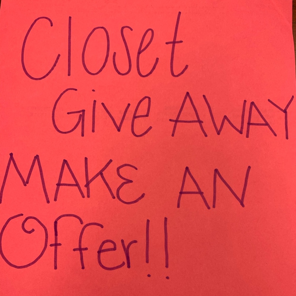 Entire closet ON SALE